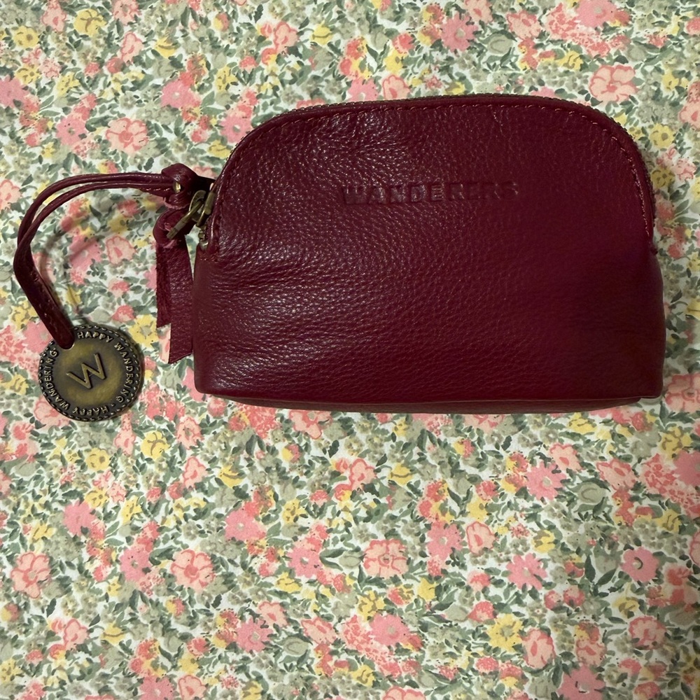 Women's Burgundy Leather Wallet - Picture 4 of 14